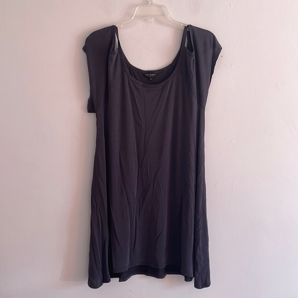 Lucky Brand cold shoulder tunic top size medium